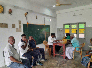 காரைநகர் பிரதேச செயலகத்தின் அபிவிருத்தி அலுவலர்கள் ஏற்பாடு செய்த சிறுகைத்தொழில் செய்பவர்களுக்கான பயிற்சி வழங்கல் தொடர்பான மீளாய்வு, ஐன்ஸ் ரீன் சனசமூக நிலையத்தில் 18.11.2025 மற்றும் 21.11.2025 ஆகிய தேதிகளில் நடைபெற்றது.